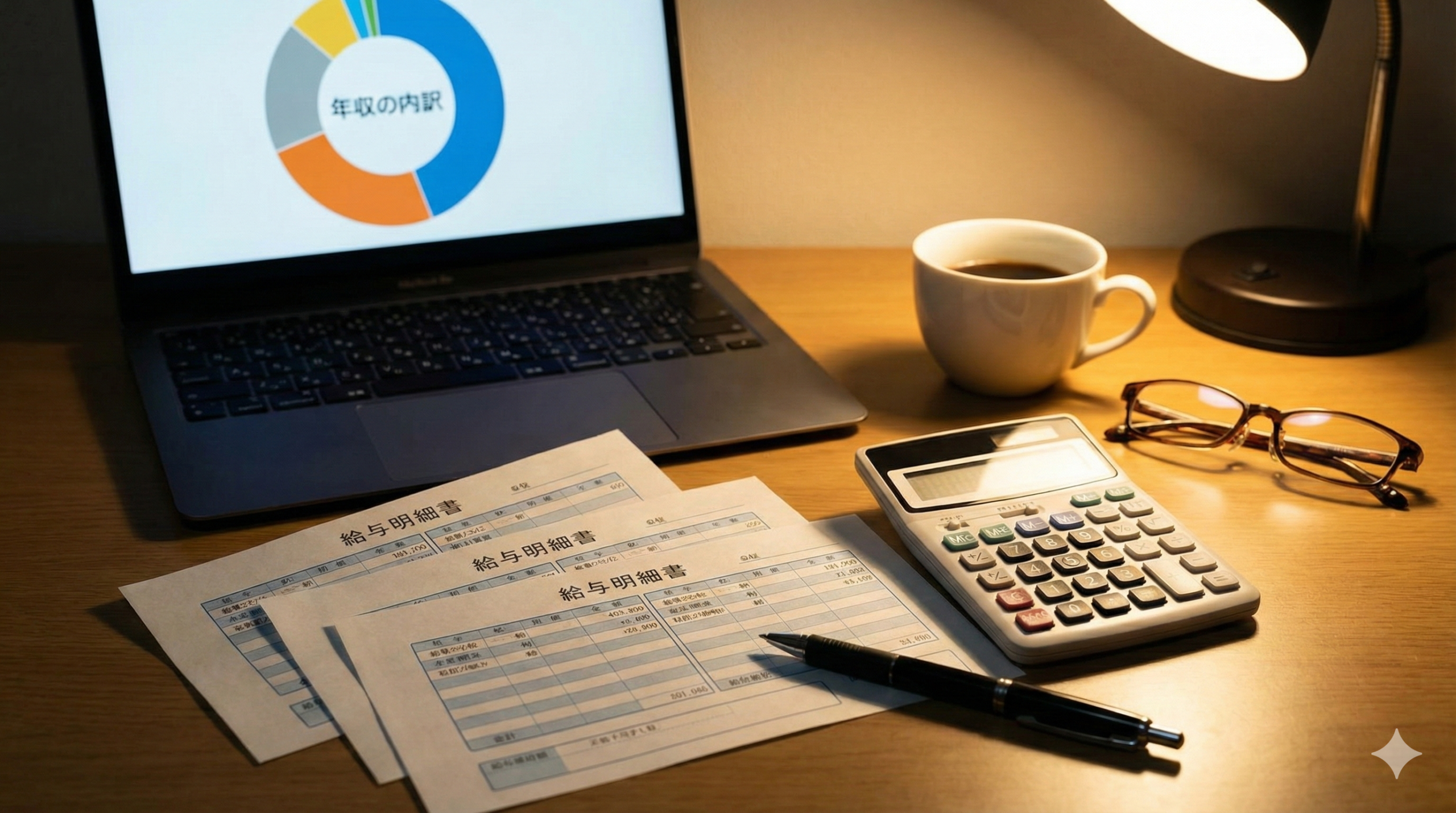 施工管理の給与明細イメージ