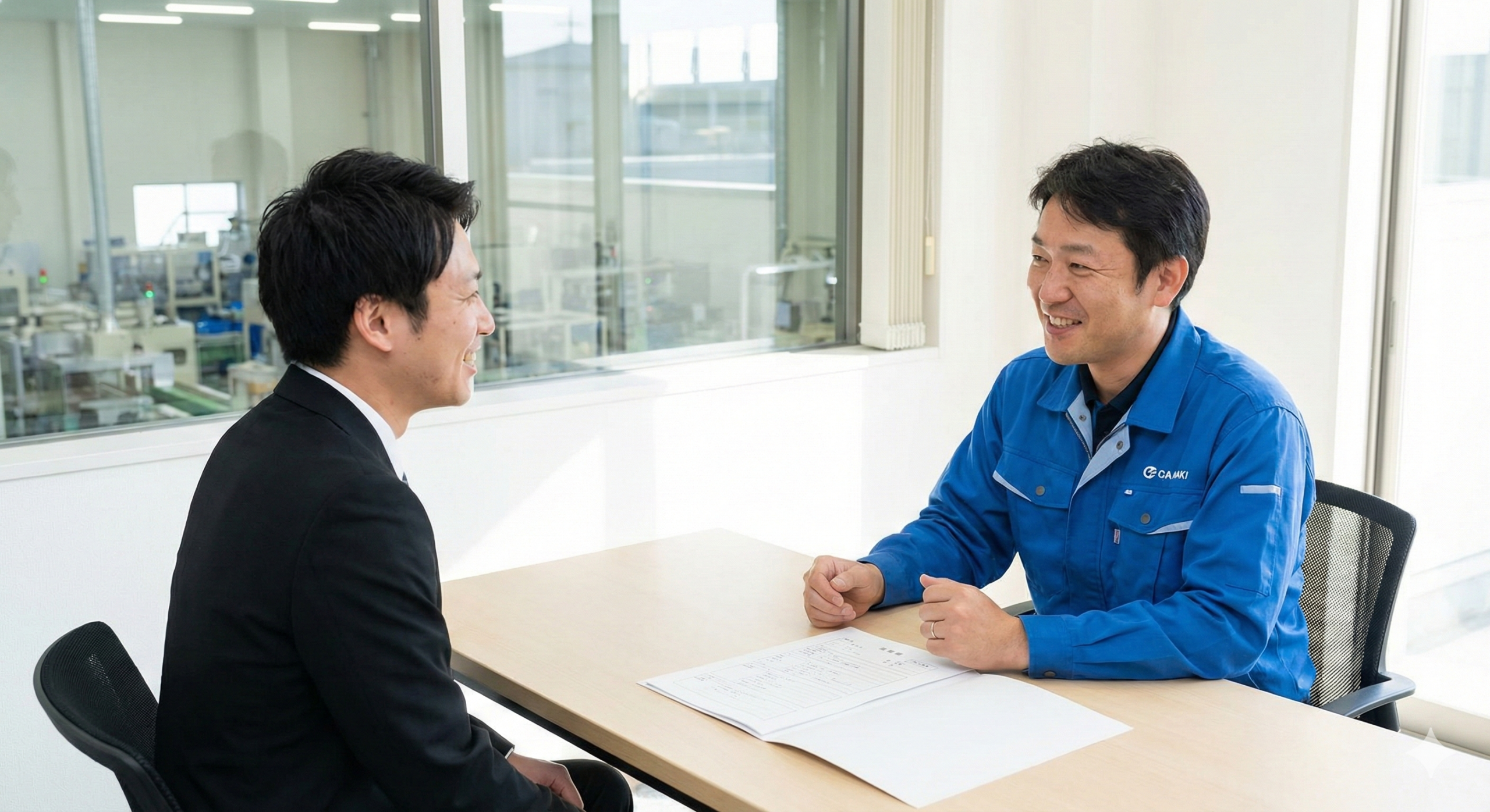履歴書に志望動機を記入している手元のイメージ画像