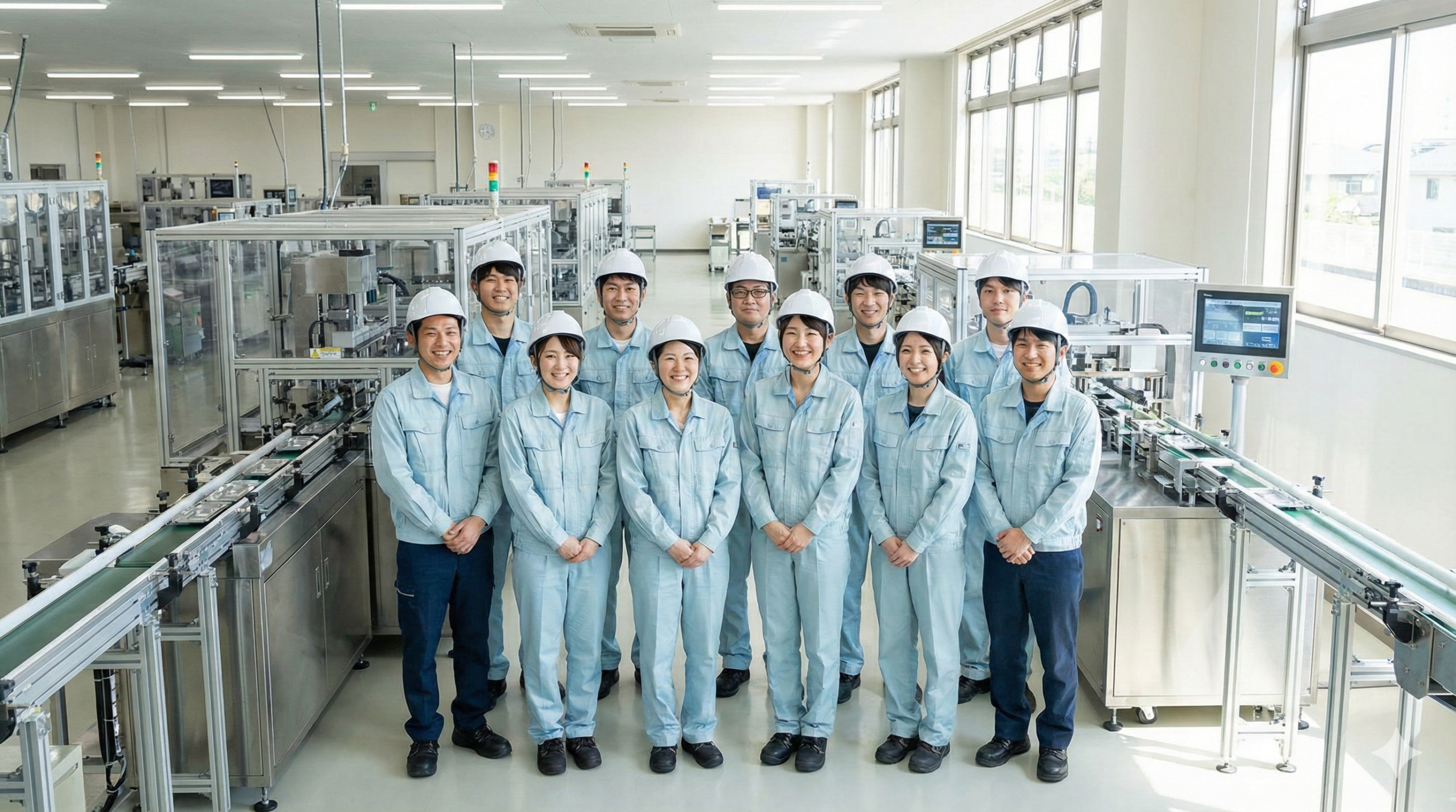 製造業の工場で働く作業員のイメージ画像