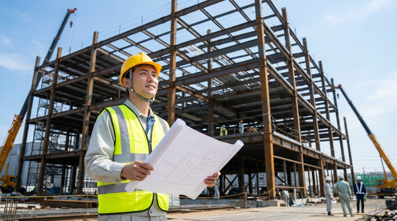 30歳で施工管理に転職する様子