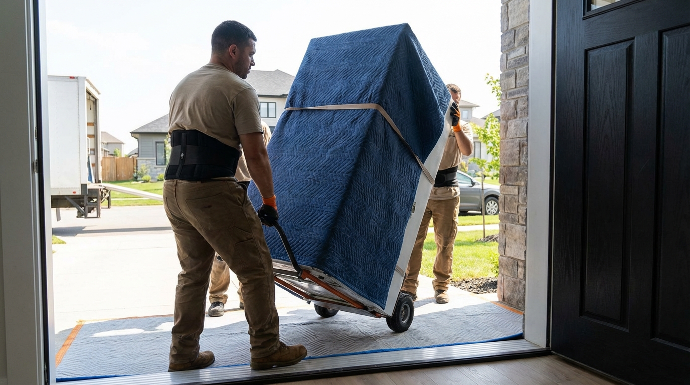 引越し作業の様子