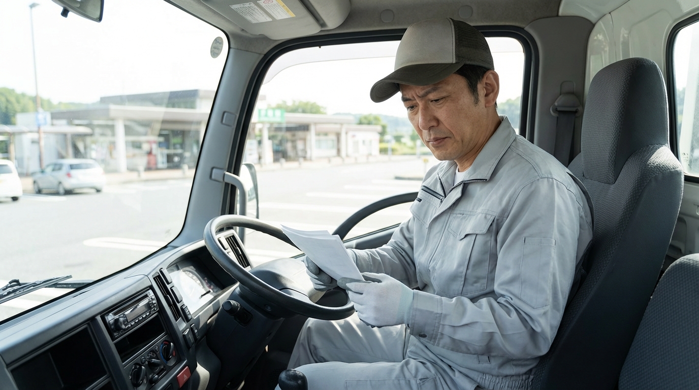 ドライバーの給料が上がらない理由を考えるトラック運転手