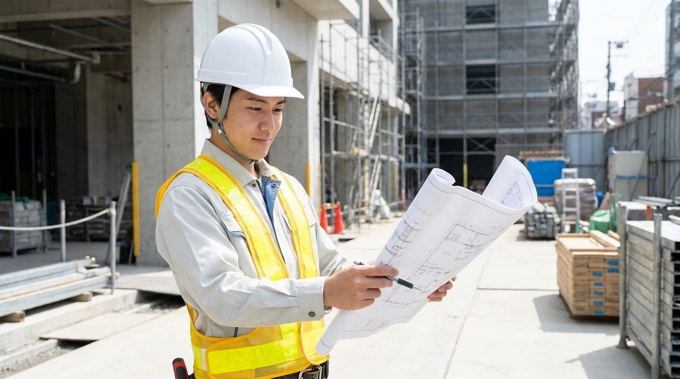 20代の施工管理が転職先を検討している様子